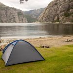 beautiful tent setup at krik creek campground for camping