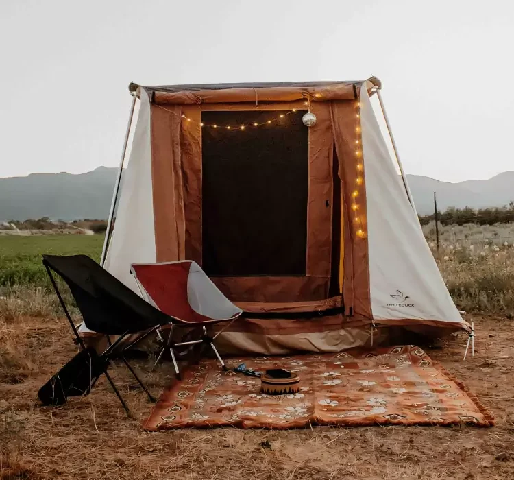 beautiful camp setup to enjoy the nature