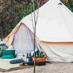 beautiful tent setup for cozy camping