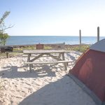 beautiful tent camp on florida keys for camping