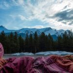 beautiful lake view from inside the camp