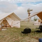 glamping setup for luxury outdoors