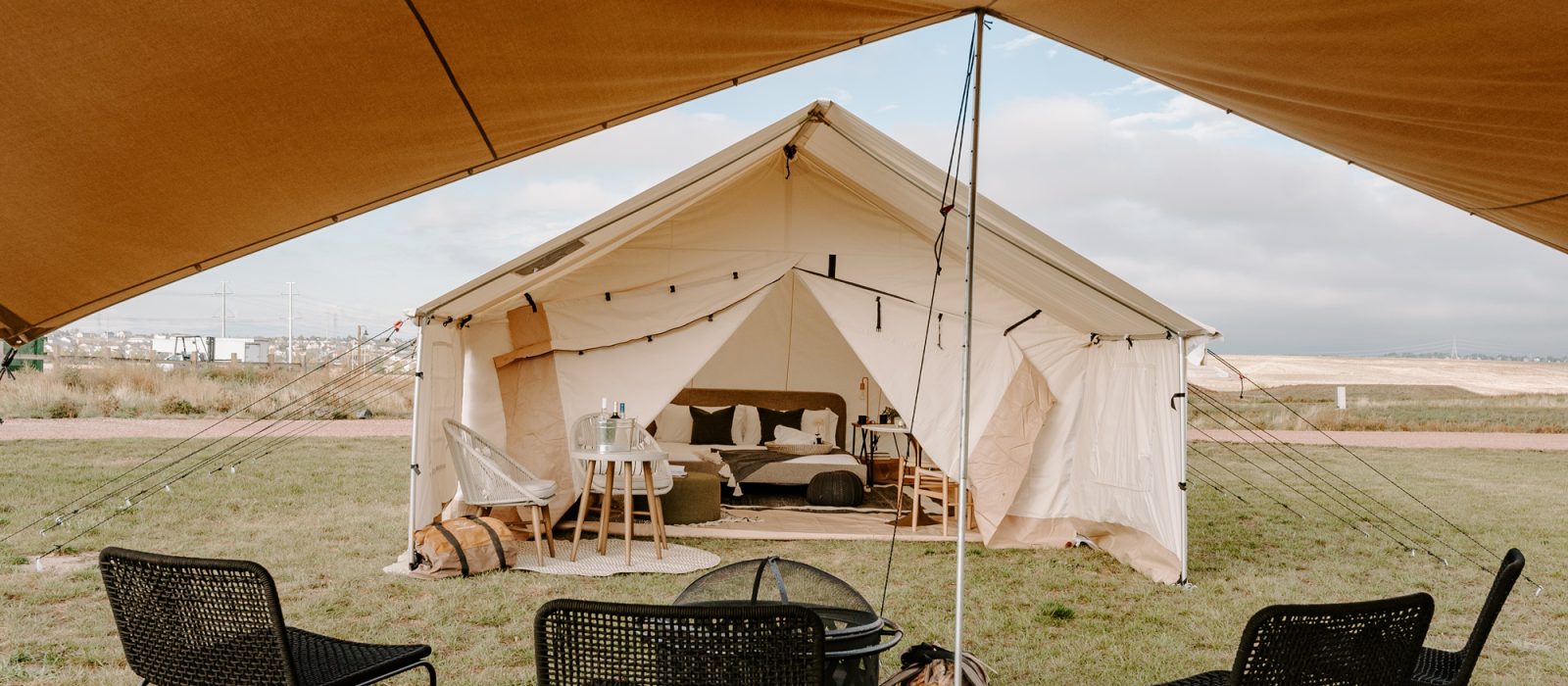wall tent setup for perfect tent living
