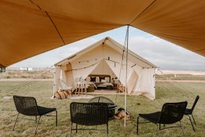 glamping setup for luxury outdoors