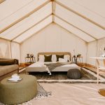wall tent setup for perfect living