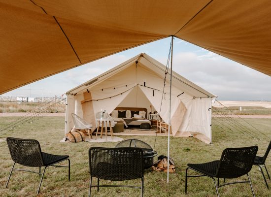 amazing glamping setup for luxury camping