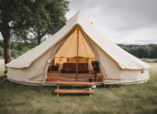 bell tents for luxury glamping experience