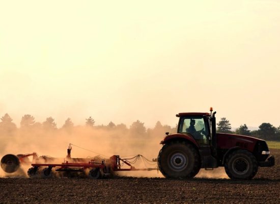 truck using canvas tarp in agriculture