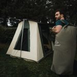 canvas cabin tent for camping