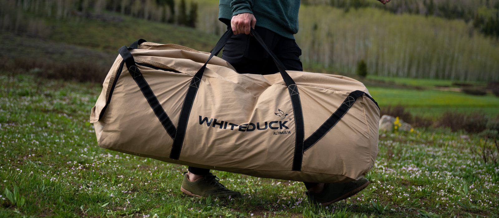 canvas duffle bag
