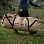 canvas duffle bag - camping gear