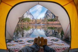 Yosemite national park - tent camping