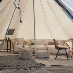 luxury 4 season tent setup for perfect backyard slumber party
