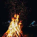 fun camping activities at campfire on camping