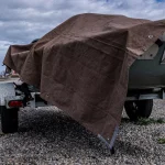 canvas tarp used to cover truck
