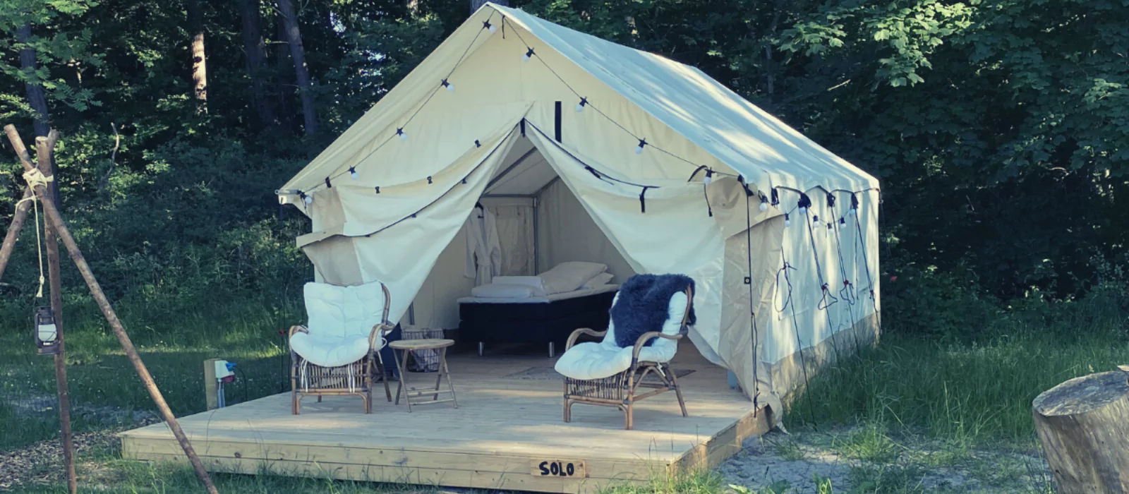 camping tent setup with tent flooring for comfortable camping