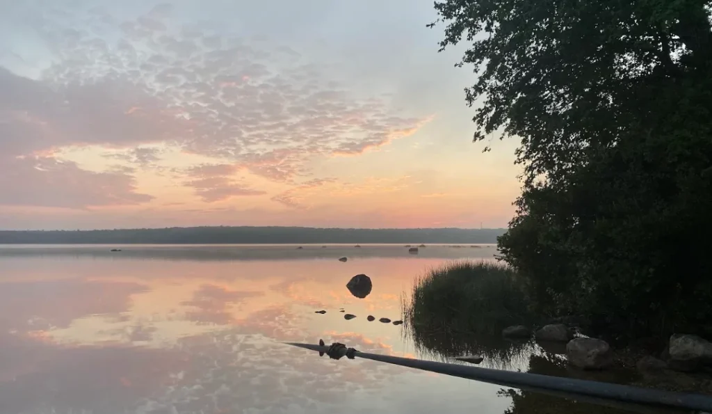 burlingame state park lake view | credit: Burlingame State Park GMB
