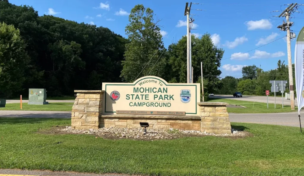 mohican state park campground sign board | credit: Mohican State Park Campground GMB