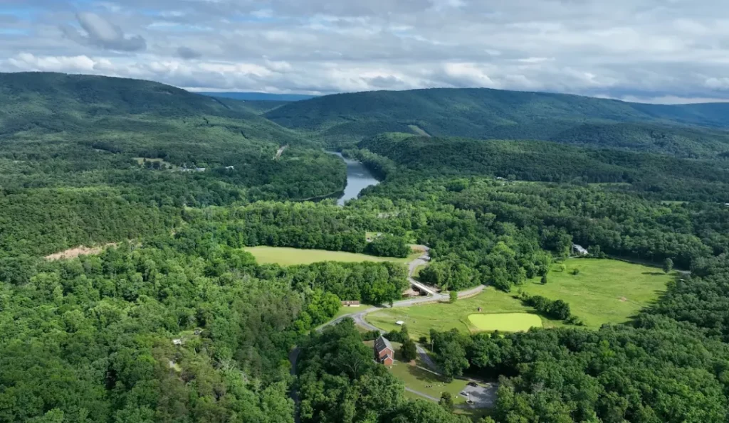 ridge rider campground aerial view | credit: Ridge Rider Campground GMB 