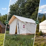 Bell tent vs safari tent vs yurt in outdoor camping settings